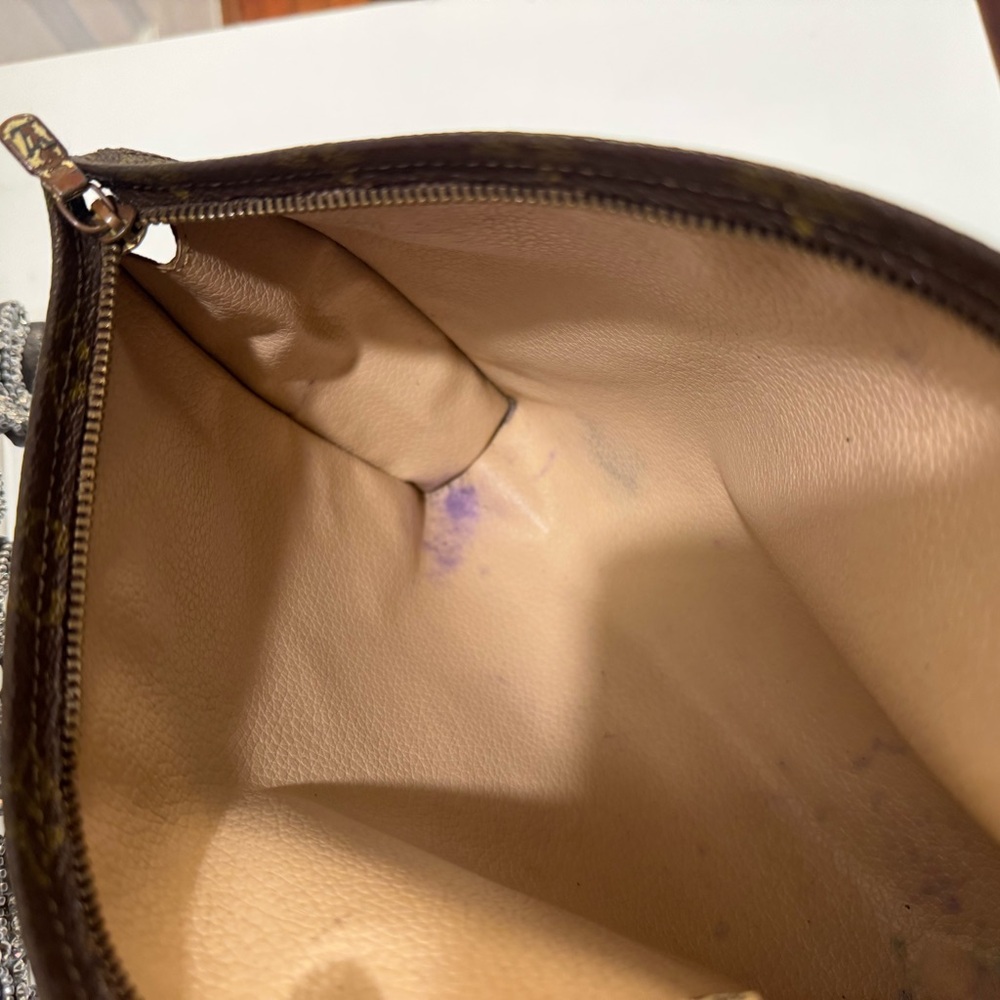 Louis Vuitton Monogram Cosmetics Brown Toiletry Bag - Picture 5 of 13